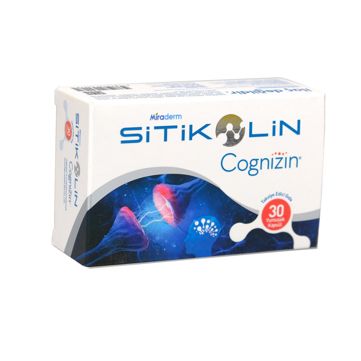 Miraderm Sitikolin Cognizin 30 Kapsül