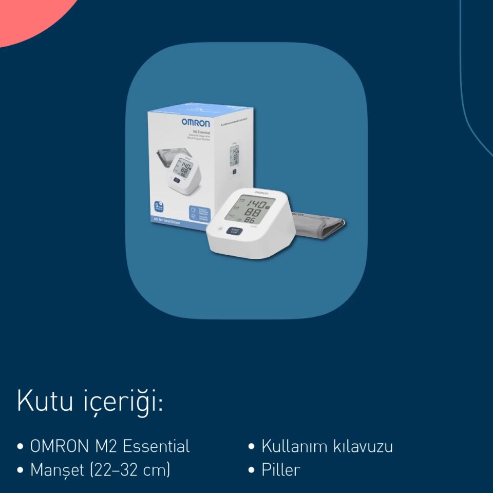 Omron M2 Essential Koldan Tansiyon Aleti