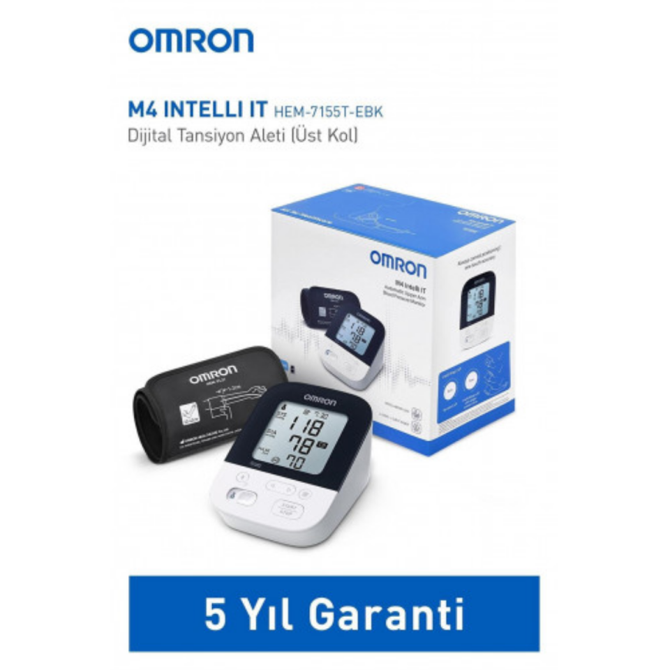 Omron M4 HEM-7155-T Koldan Ölçer Tansiyon Aleti