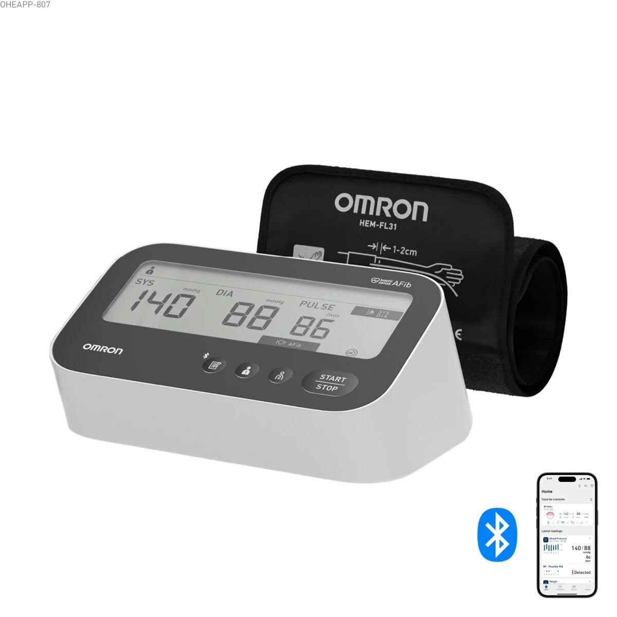 Omron M4 Afib Connect Koldan Ölçer Tansiyon Aleti