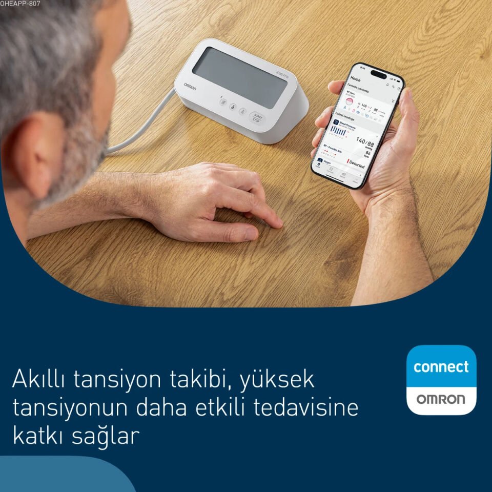 Omron M4 Afib Connect Koldan Ölçer Tansiyon Aleti