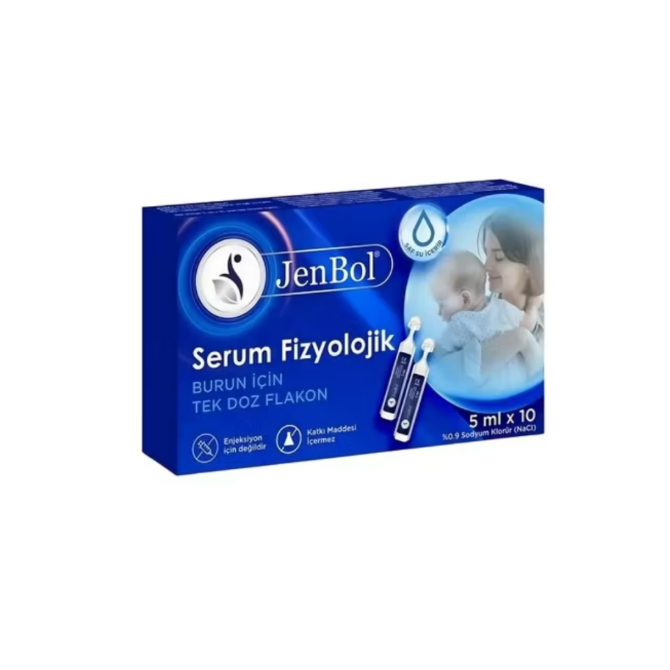 Jenbol Fizyolojik Serum 5 ml x 10 Flakon