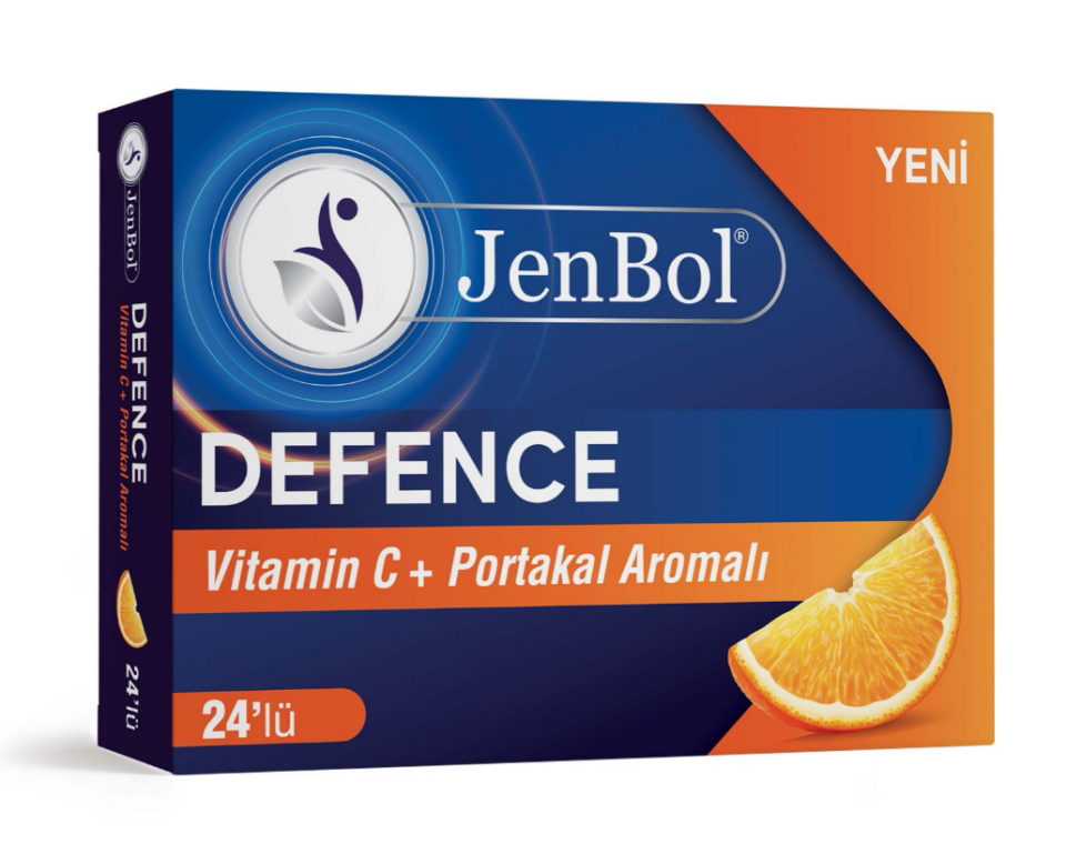 Jenbol Defence Vit.C+Portakal Pastil 12 Drops