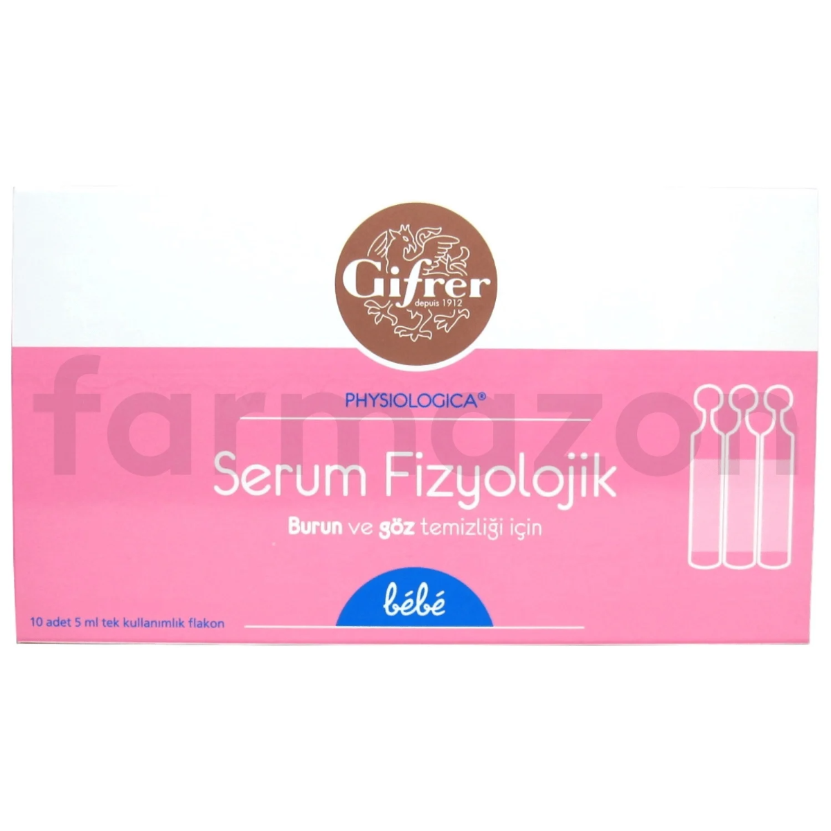 Gifrer Serum Fizyolojik 5 ml x 10 Flakon