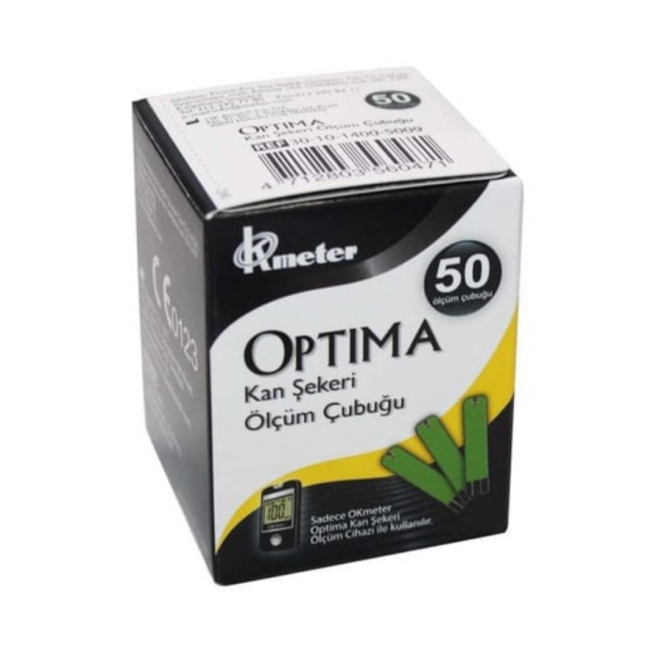 Optima Şeker Ölçüm Strip 50'li