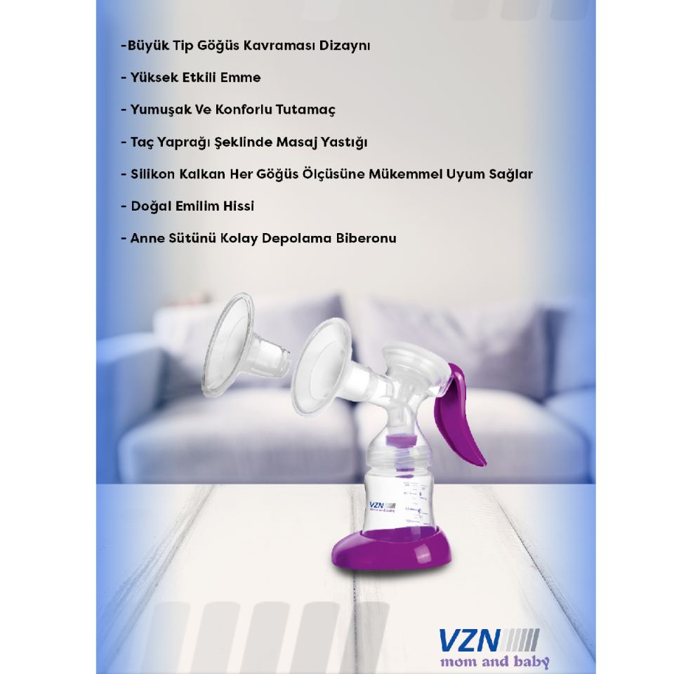 VZN RBX-8012 Manuel Göğüs ve Süt Pompası