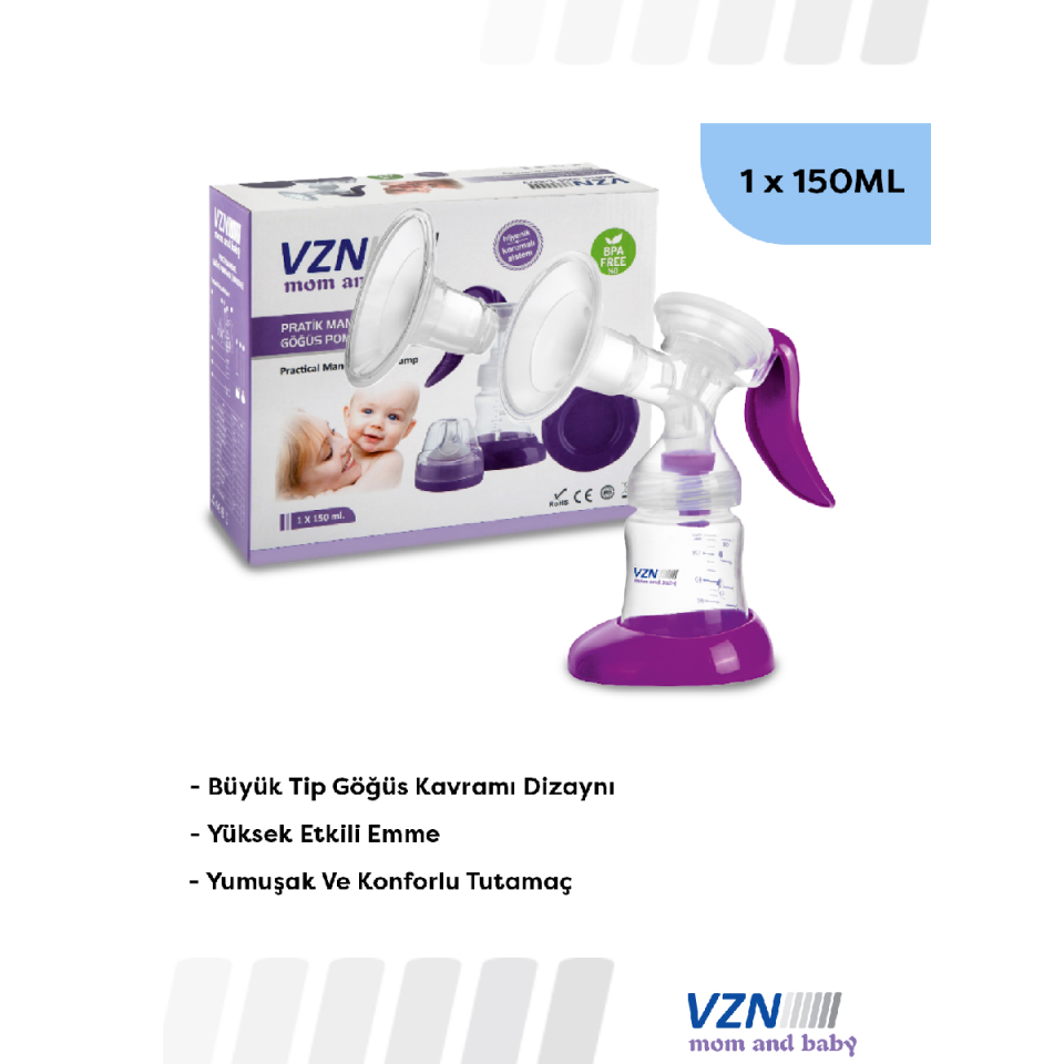 VZN RBX-8012 Manuel Göğüs ve Süt Pompası
