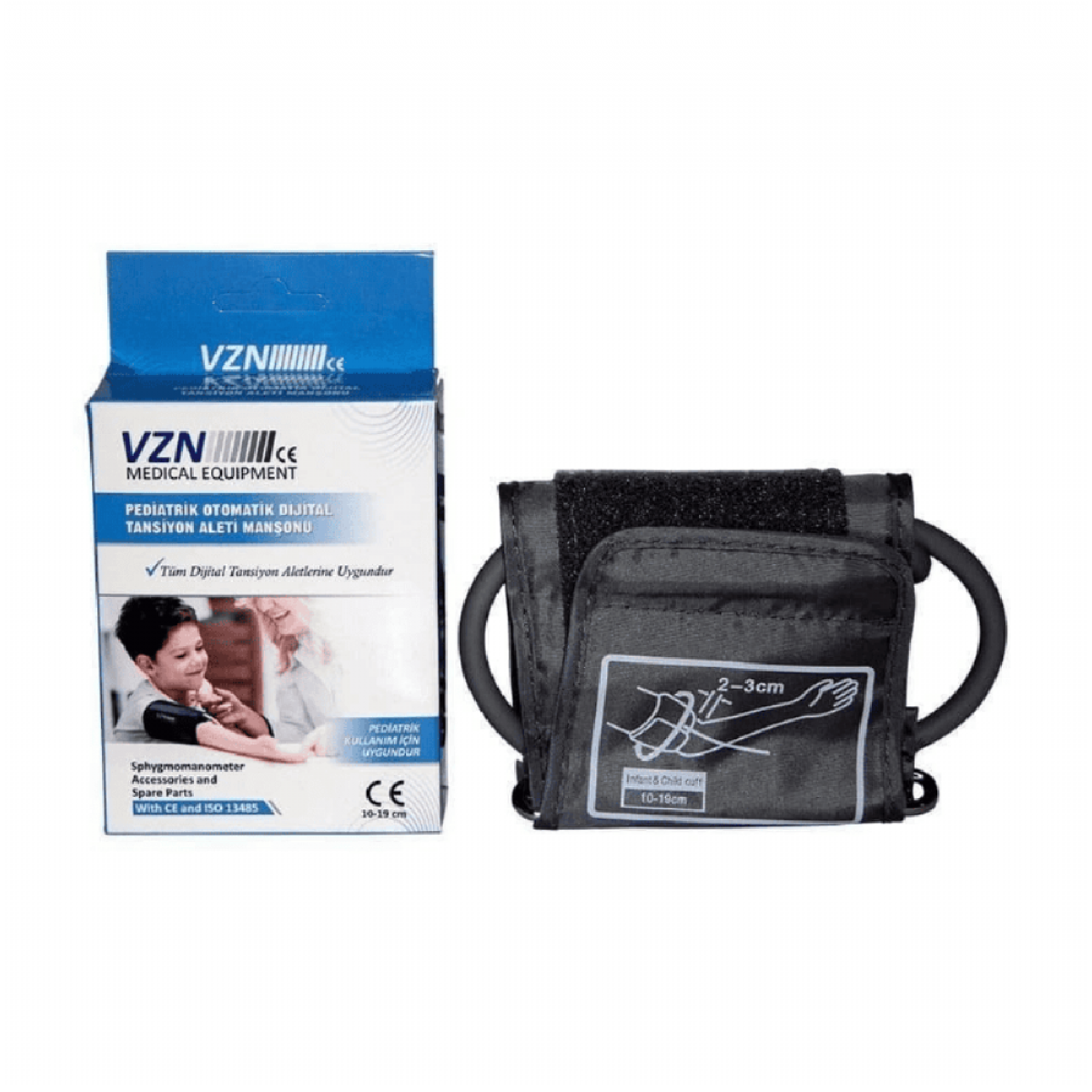 VZN Pediatrik Otomatik Dijital Tansiyon Aleti Manşonu 10-19 CM