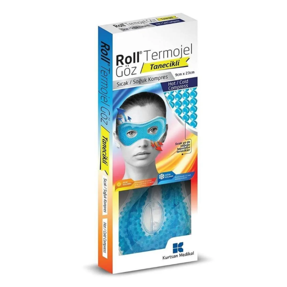 Roll Sıcak Soğuk Termojel Göz Tanecikli Kompres 9cm x 23cm