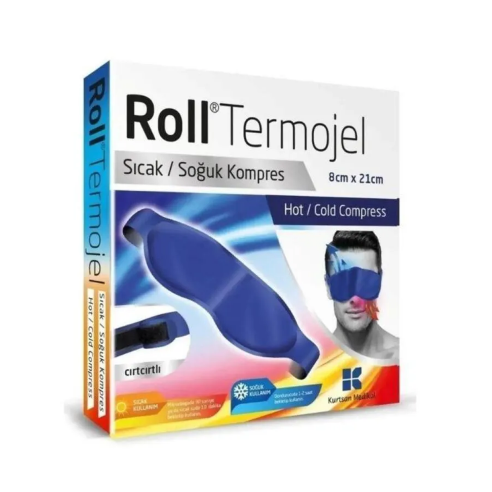 Roll Termojel 8cm x 21cm Göz ve Alın İçin Jel Kompres