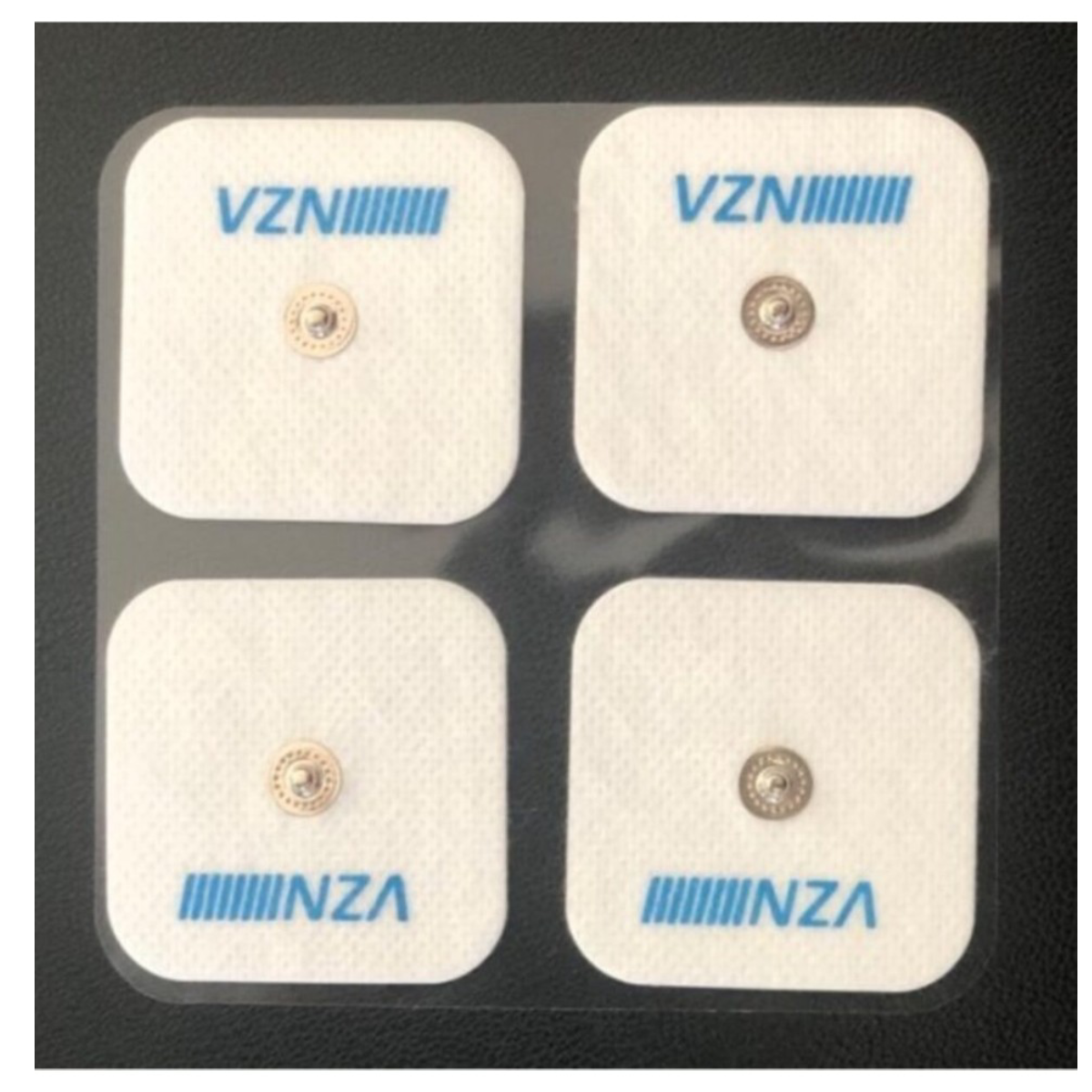 Vzn Çıtçıtlı Tens Pedi Çıtçıtlı Tens Elektrodu 5x5