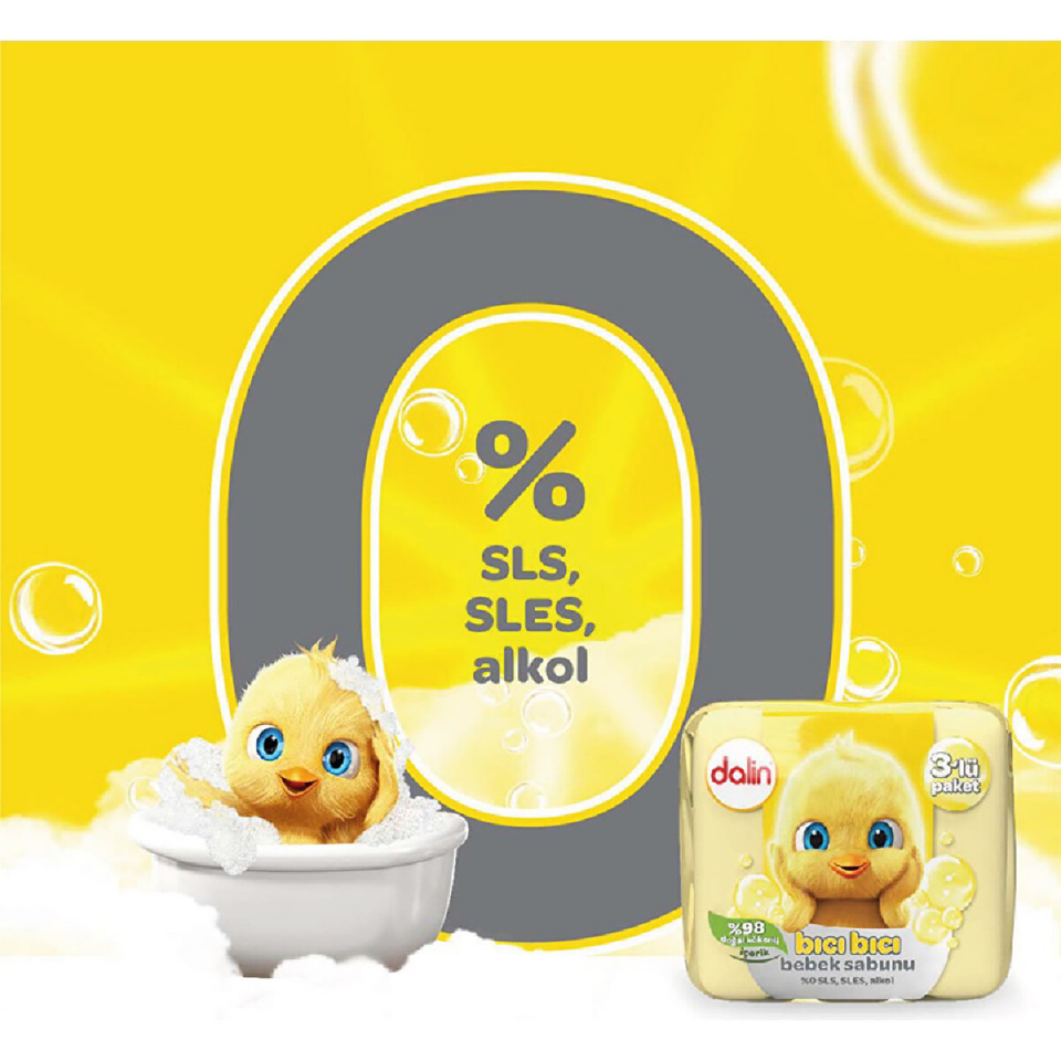 Dalin Bıcı Bıcı Bebek Sabunu 3x75 gr