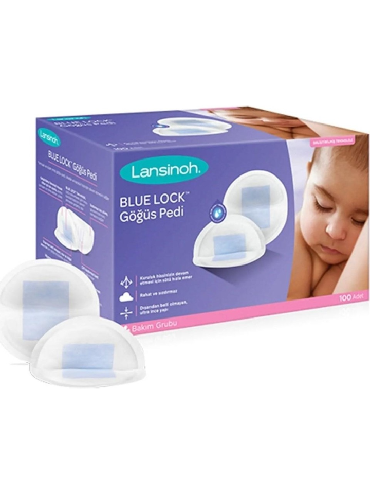 Lansinoh Blue Lock Göğüs Pedi 100 Adet