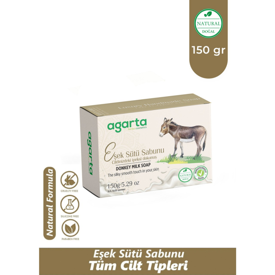 Agarta Doğal El Yapımı 150 gr Eşek Sütü Sabun
