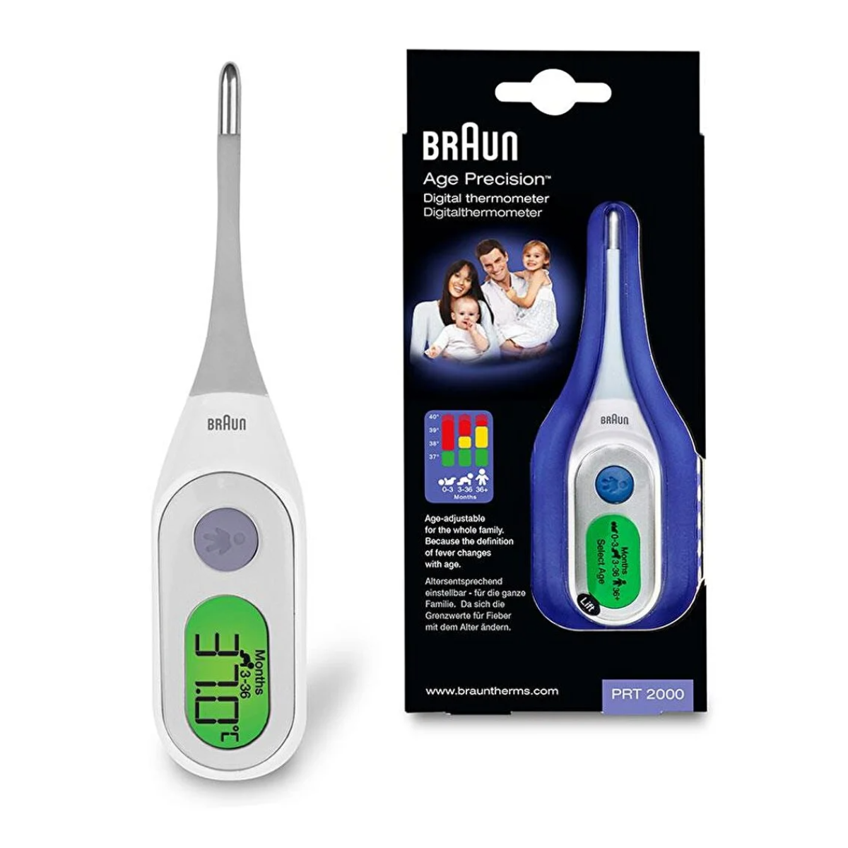 Braun PRT 2000 Dijital Koltuk Altı Ateş Ölçer