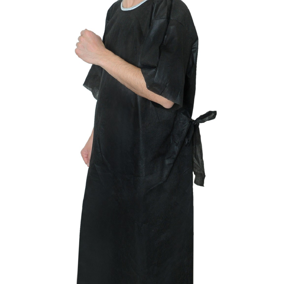 Tek Kullanımlık Siyah Önlük
