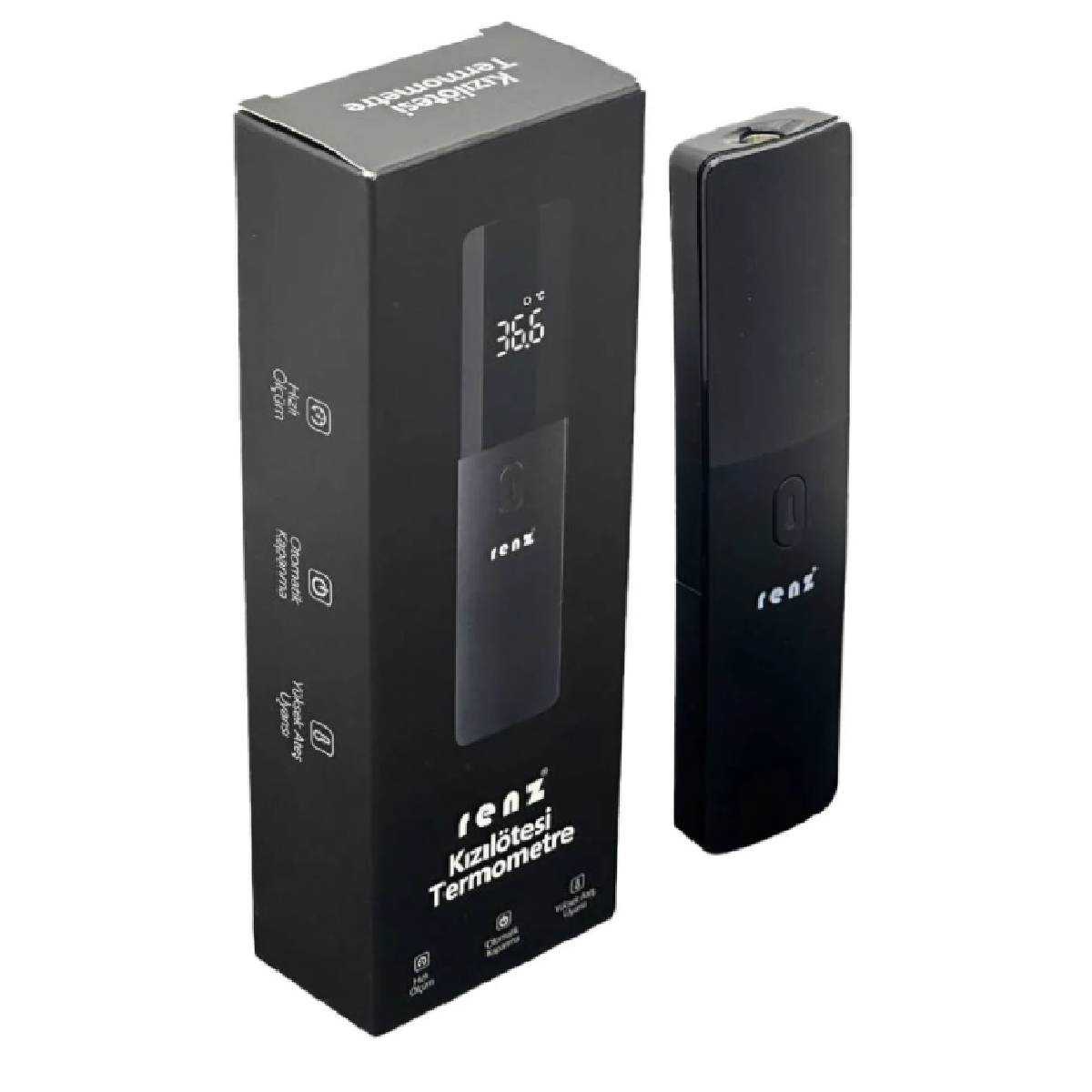 Renz Temassız Ateş Ölçer Black Stick