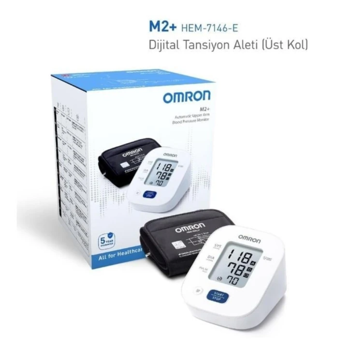 Omron M2 HEM-7146-E Koldan Dijital Tansiyon Aleti