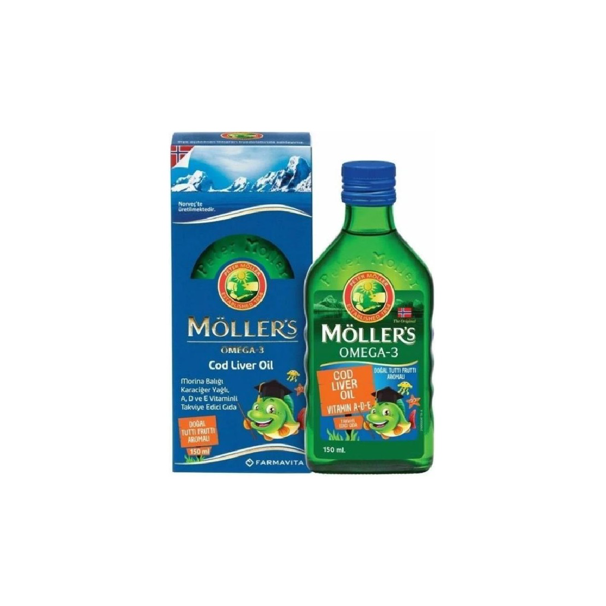 Möllers Omega 3 Tutti Frutti Aromalı Balık Yağı 150 ml