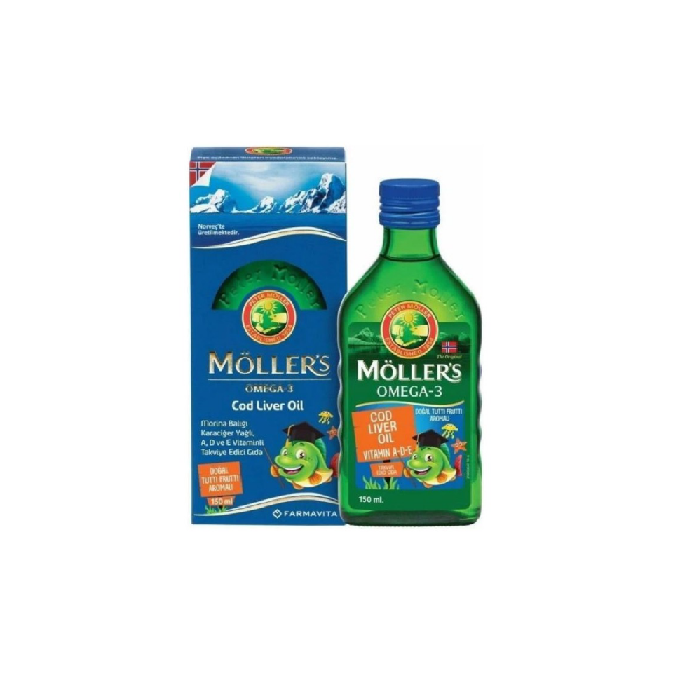 Möllers Omega 3 Tutti Frutti Aromalı Balık Yağı 150 ml