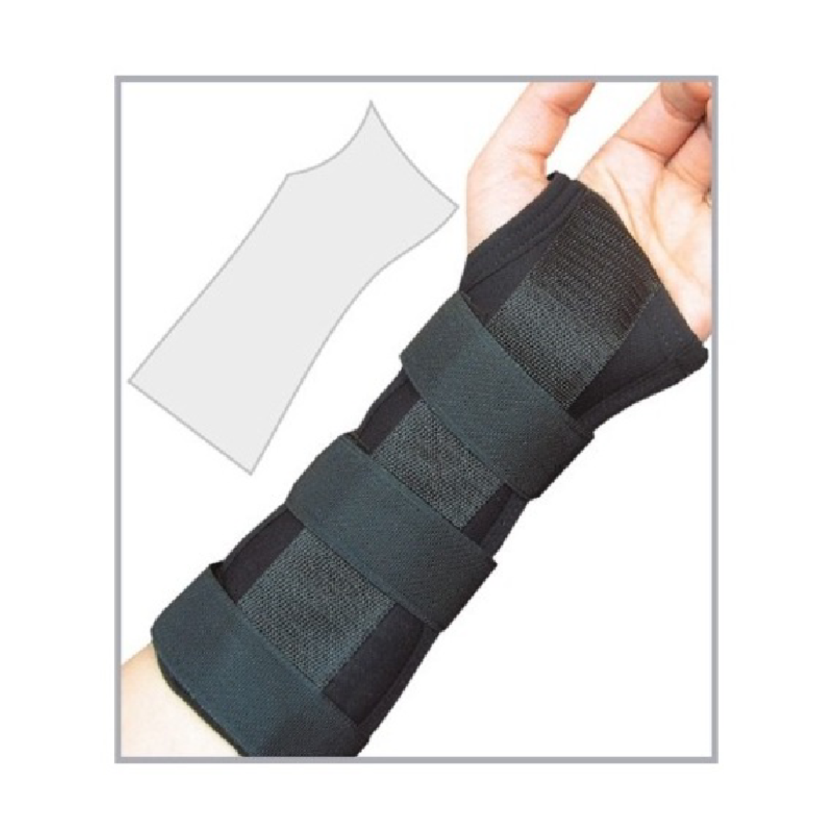 Orthocare 4325 Manuform Termoplastik Destekli El Bilek Aleti Sol