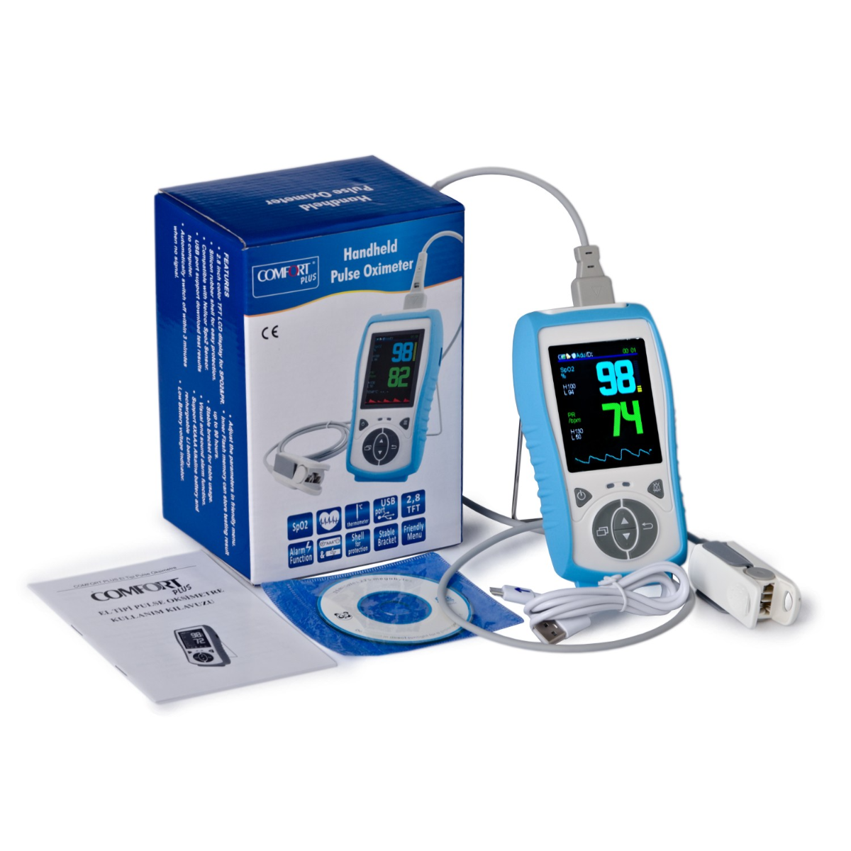 Comfort Plus El Tipi Yetişkin Pulse Oksimetre