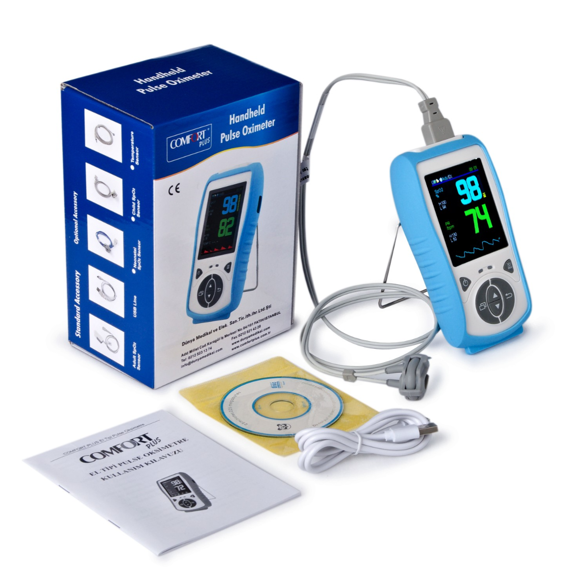 Comfort Plus El Tipi Yenidoğan Pulse Oksimetre