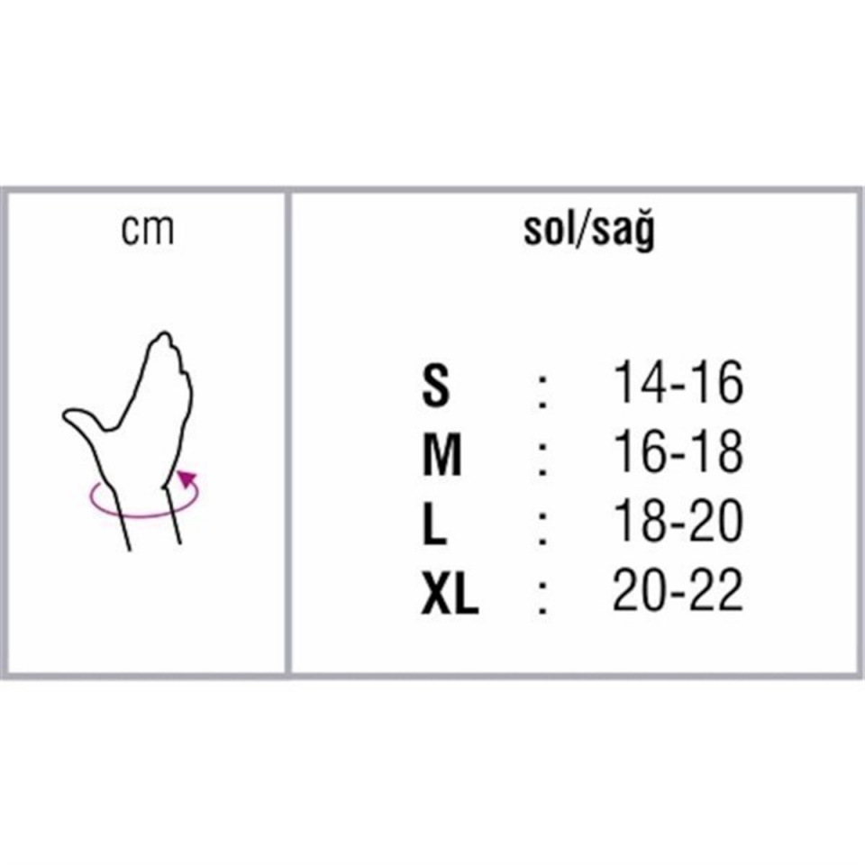Orthocare 4531 Thenarcare Başparmak Tespit Ateli Sol
