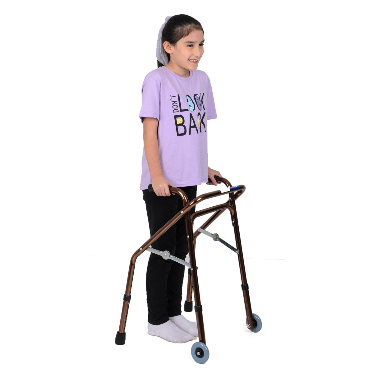 Comfort Plus KY966L Alüminyum Tekerlekli Çocuk Walker