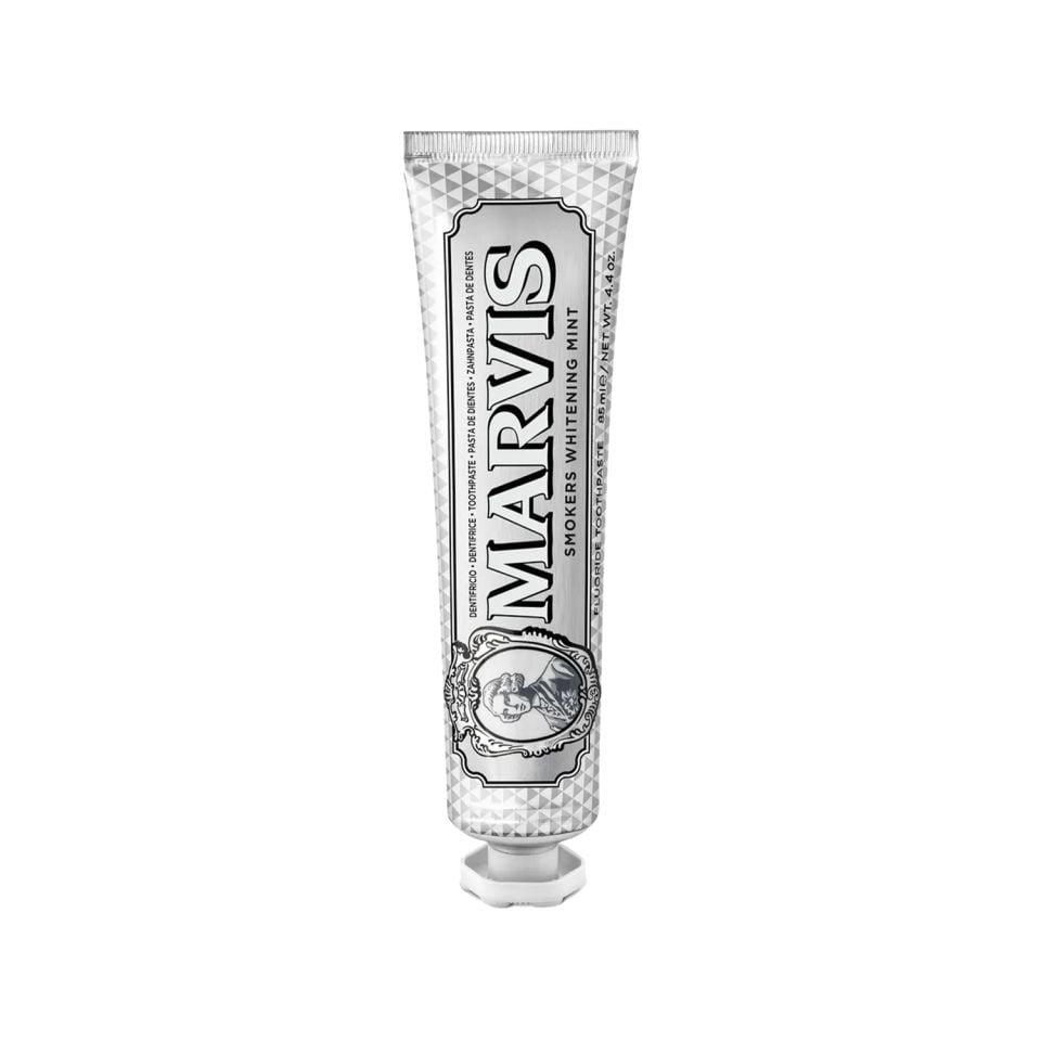 Marvis Whitening Mint Sigara İçenler için Beyazlatıcı 85 ml Florürlü Diş Macunu
