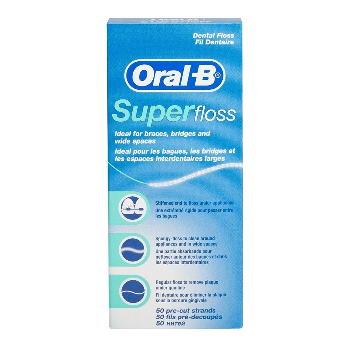Oral-B Super Floss 50'li Diş İpi