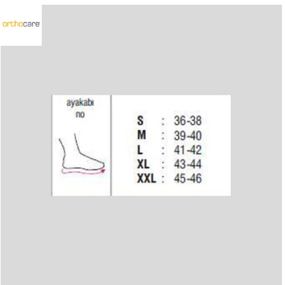 Orthocare 7110 Silikon Ortopedik Tabanlık