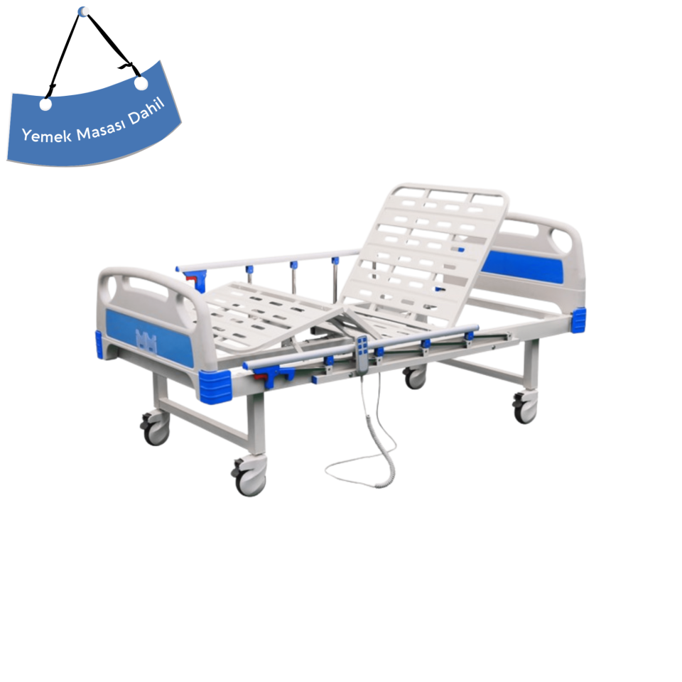 Respirox RYATM2 İki Motorlu 150KG Kapasiteli Tabanca Korkuluklu Hasta Yatağı