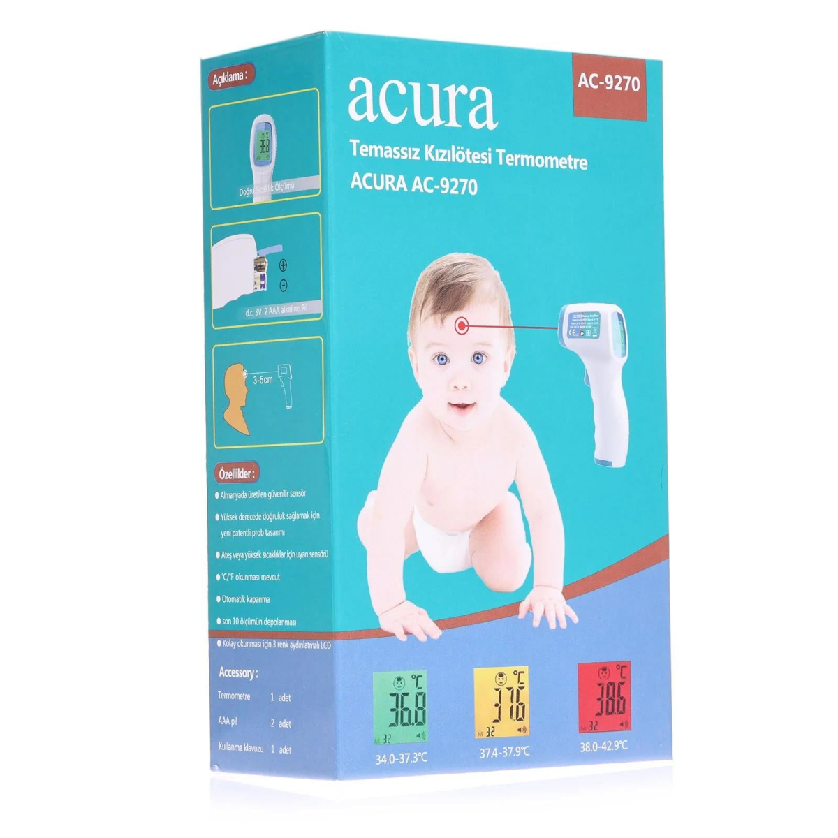 Acura AC-9270 Temassız Ateş Ölçer