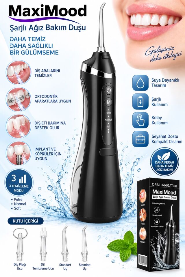 Maximood Şarjlı Ağız Bakım Duşu