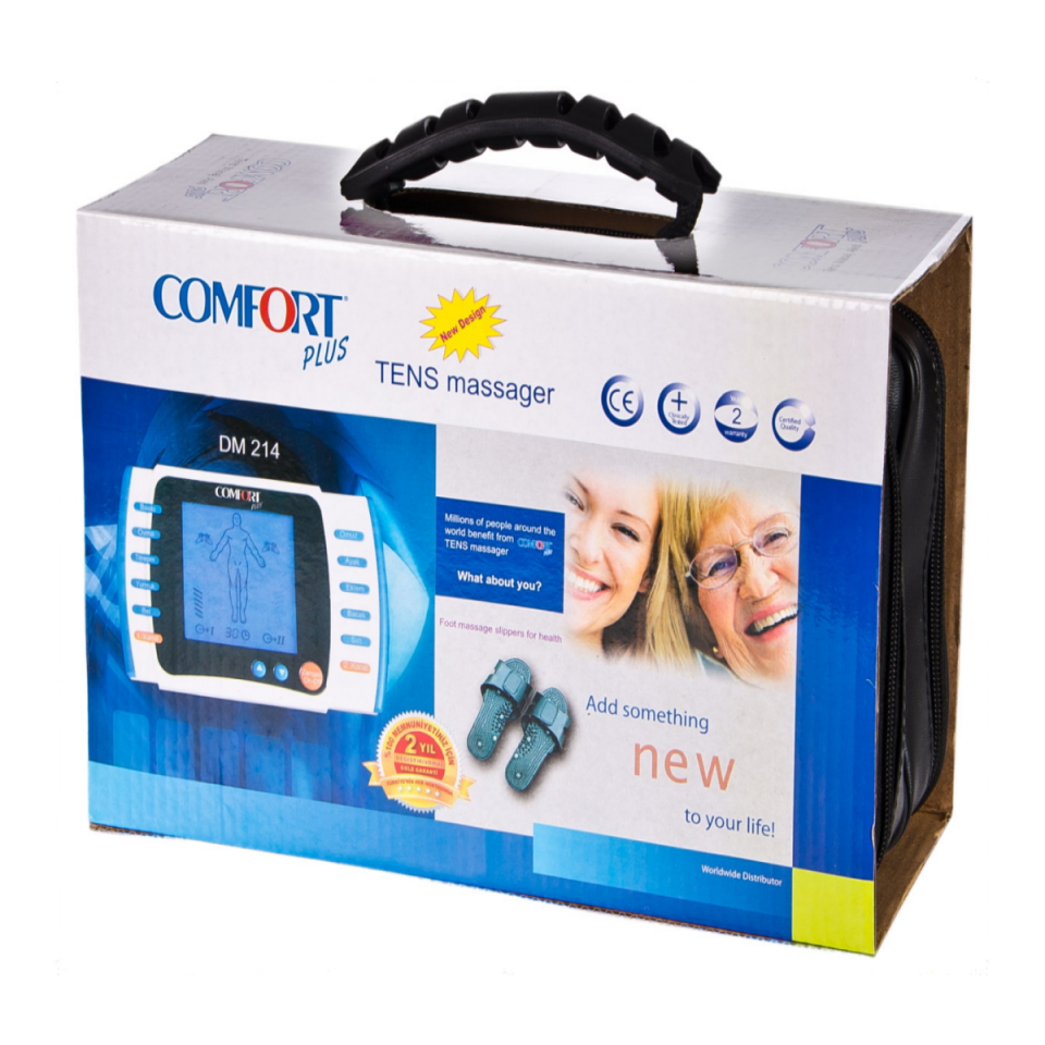 Comfort Plus DM-214 Konuşan 2 Kanallı Tens Cihazı