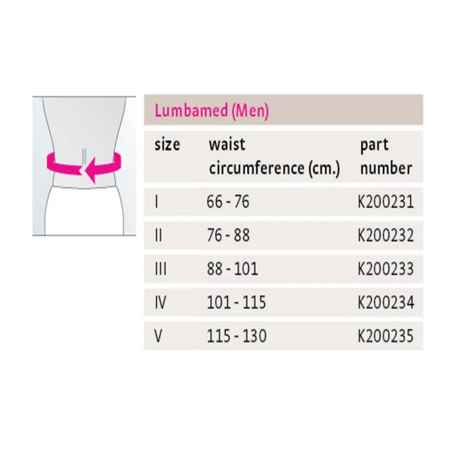 Medi Lumbamed Basic Erkek Bel Korsesi