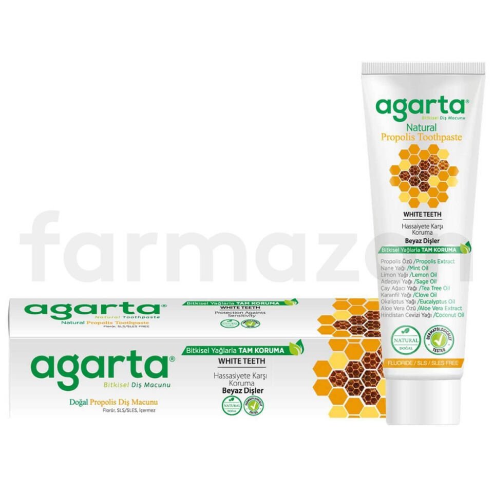 Agarta Doğal Propolis Diş Macunu Tüp 100 ml