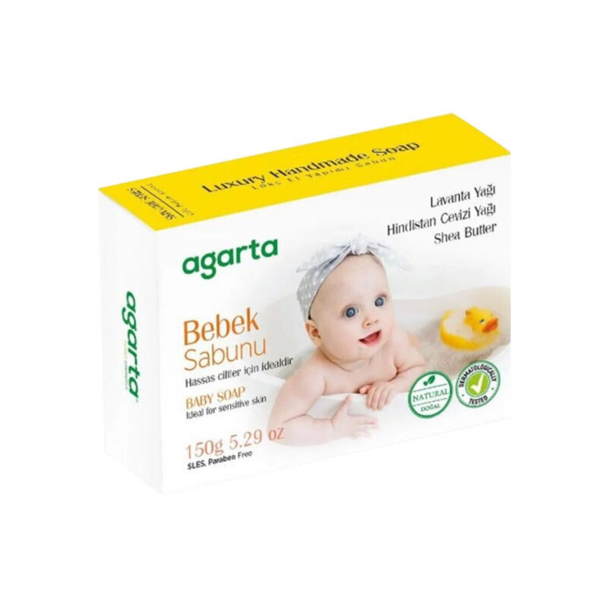 Agarta Doğal El Yapımı Bebek Cilt Bakım Sabunu 150 gr