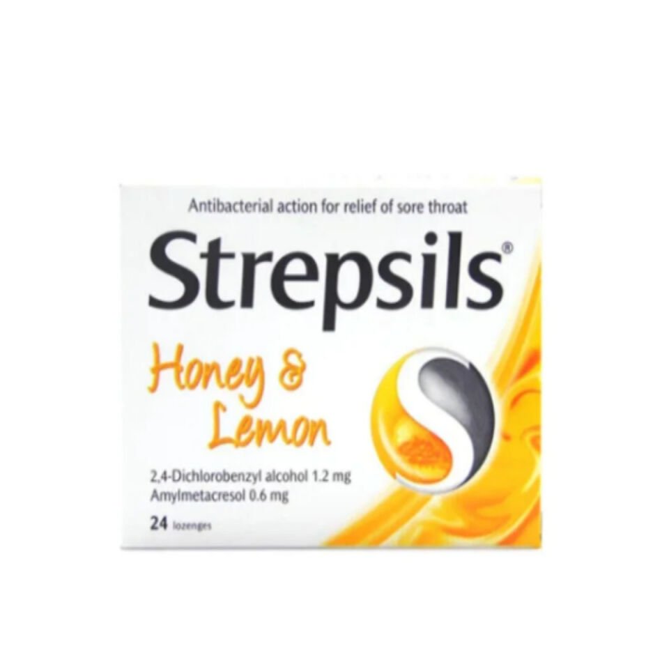 Strepsils Bal ve Limon Aromalı 24'lü Pastil