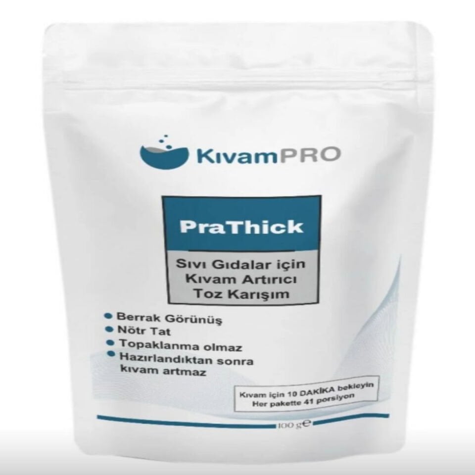Kıvampro Prathick Sıvı Gıdalar için Kıvam Verici Artırıcı Toz Karışım 100 gr