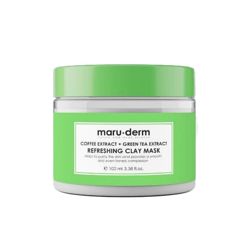 Maruderm Kahve Özü Yeşil Çay Özü Tazeleyici Kil Maskesi 100 ml