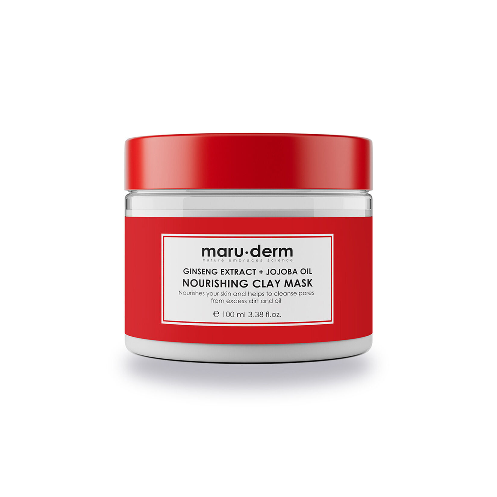 Maruderm Ginseng Özü Jojoba Yağı Besleyici Kil Maskesi 100 ml