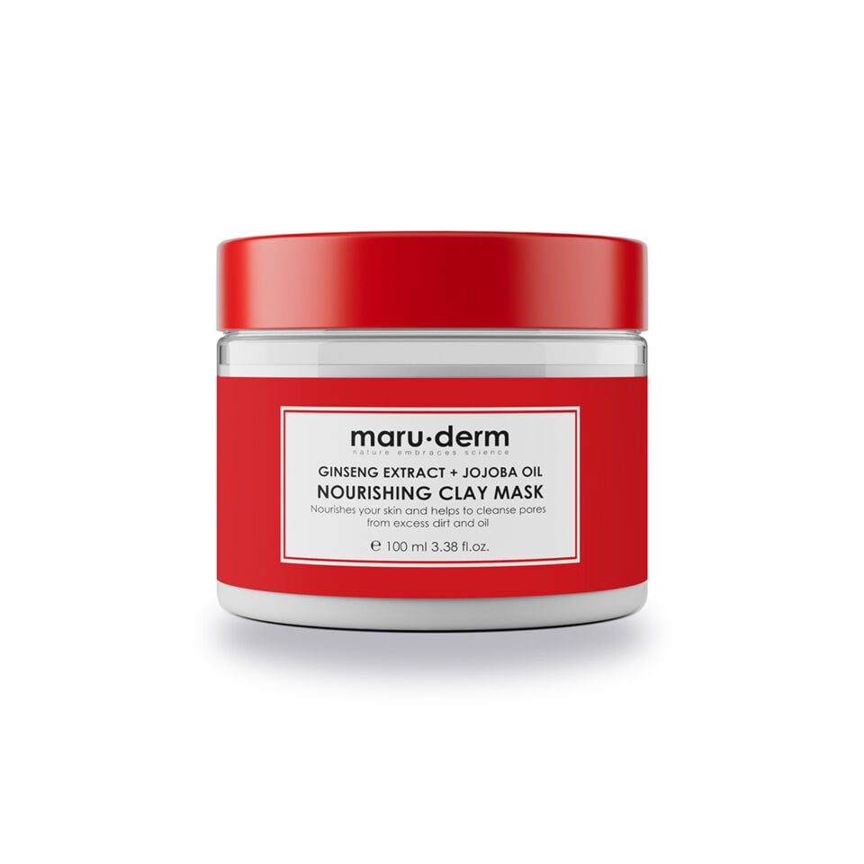 Maruderm Ginseng Özü Jojoba Yağı Besleyici Kil Maskesi 100 ml