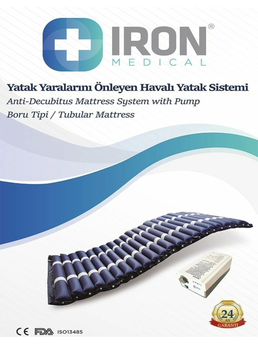 Iron Hava Ventilasyonlu Boru Tipi Havalı Yatak