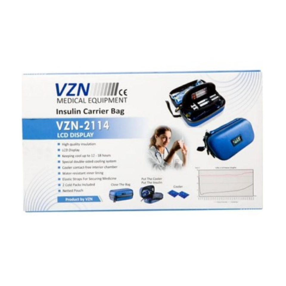 Vzn 2114 İnsülin Taşıma Çantası LCD Ekranlı