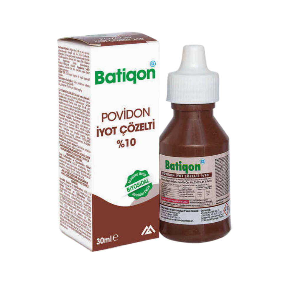 Batiqonix Povidon İyot Çözelti Dökme 30 ml